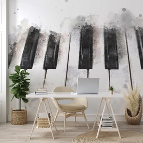 Fototapeta - Pianino, rysunek (196x136 cm)