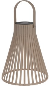 Lampion solarny, taupe, 23,5 cm