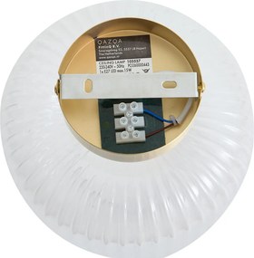 Lampa sufitowa w stylu art deco mosiądz - Karel