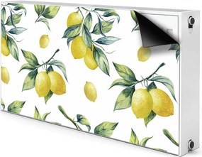 Maskownica dekoracyjna grzejnika Żółte cytryny