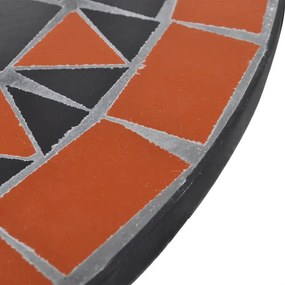 Stolik ogrodowy ceramiczny Osmo – terakota i biały