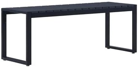Czarna ławka ogrodowa 120,5 cm - Fordep