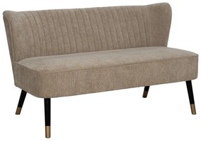 Beżowa sofa z tkaniny szenilowej 134 cm Glam – Ixia