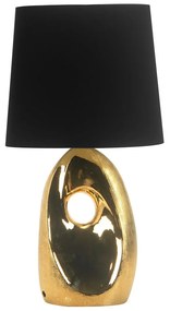 Lampa stołowa z tekstylnym kloszem (wysokość 43 cm) Hierro – Candellux Lighting