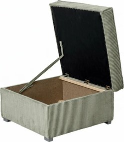 Pufa SMART COSARO z miejscem do przechowywania 65x65 cm, miętowa