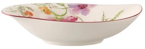 Porcelanowa miska z motywem kwiatów Villeroy &amp; Boch Mariefleur Serve, 21x18 cm