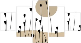 Obraz - Łąka graficzna N⁰2 (125x70 cm)