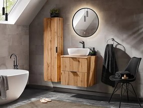 Szafka pod umywalkę w kolorze dębu 40 cm T9-W46