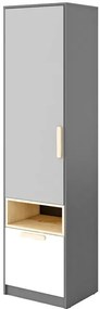 Nowoczesny regal z drzwiczkami G2-T75