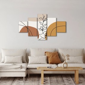 Obraz - Kształty Boho (125x70 cm)