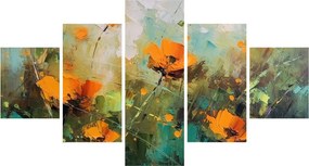 Obraz - Kwiaty (125x70 cm)
