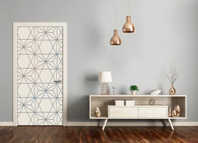 Naklejka fototapeta na drzwi Geometryczne tło