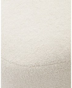 Kremowy puf z materiału bouclé Martina – Kave Home