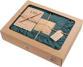 Pościel bawełniana 200x220cm dark green