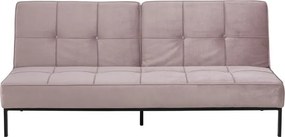 Pikowana sofa rozkładana z tkaniny aksamitnej Perugia VIC