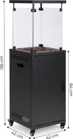 Ogrzewacz gazowy, grzejnik tarasowy - promiennik FPS-B-BJ