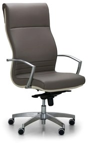Fotel biurowy TWIN, brązowy