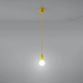 Żółta lampa wisząca ø 5 cm Rene – Nice Lamps