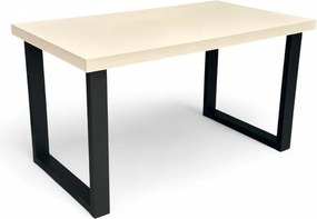 Stół KASZMIR + Czarne Nogi 80x140 rozkładany do 240 cm Prostokątny