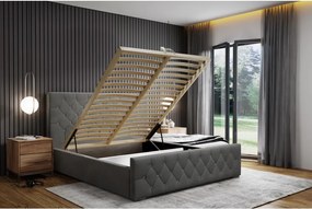 Łóżko Mona I 180 w tkaninie Magic Velvet 2217