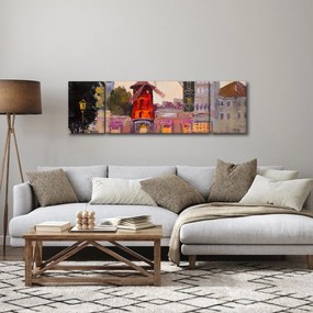 Obraz - Moulin Rouge, Paryż, Francja (170x50 cm)