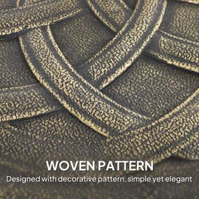 Outsunny Betonowy stojak na parasol z kółkami, okrągły uchwyt, stojak pod parasol 34/38/48mm