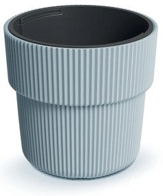 Donica ogrodowa z wkładem Milly 39 x 39 x 37 cm jasnoszary PROSPERPLAST
