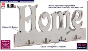 Biały wieszak ścienny G7-M54