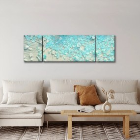 Obraz - Nadmorska atmosfera w turkusowych odcieniach (170x50 cm)