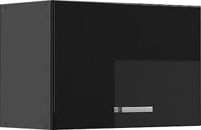 Szafka ścienna czarny wysoki połysk 60x31x40 r-line