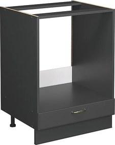 Szafka kuchenna anthrazit-gold landhaus 60x60x82 fame-line