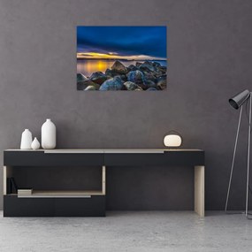 Obraz - Chmury nad wodą (70x50 cm)