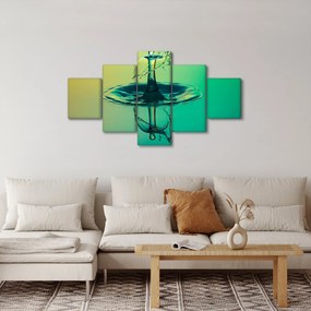 Obraz kropli wody (125x70 cm)