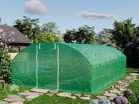 TOOLPORT 4x8m Tunel foliowy, plandeka PE, zielony - (8938)