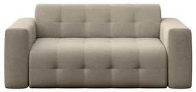 Jasnobrązowa aksamitna sofa 199 cm Tuil – Rodier