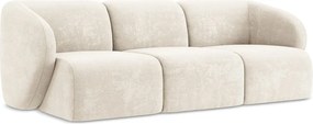 Beżowa sofa z tkaniny szenilowej 244 cm Lani – Makamii