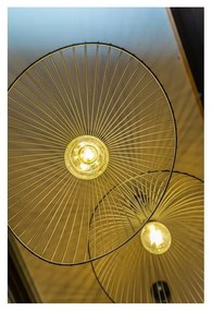 Czarna lampa wisząca z metalowym kloszem Reto 2 – GTV