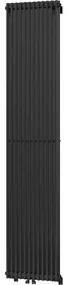 Mexen Kansas grzejnik dekoracyjny 1800 x 420 mm, 1242 W, czarny - W204-1800-420-00-70