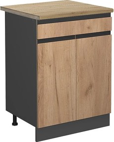 Szafka dolna do kuchni złoty dąb energetyczny 60x60x81.6 r-line