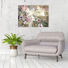 Obraz - Designerskie kwiaty (70x50 cm)