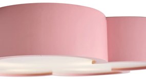 Dziecięca lampa sufitowa różowo-biała - Lucille Dla dzieci Oswietlenie wewnetrzne