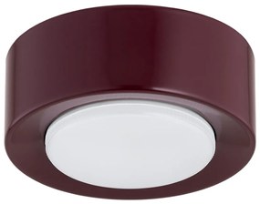 Argon 8904 - Oprawa sufitowa ELORA 1xGX53/7W/230V śr. 11 cm bordowa
