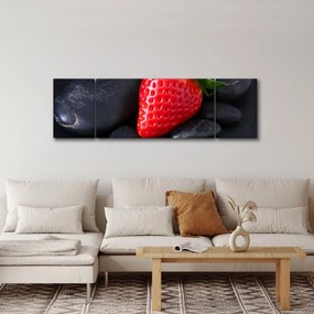Obraz truskawki (170x50 cm)