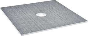 Zestaw Płyty Pod pryszniciem Impermeowalnym SucceBuy, 183 x 183 cm, z Centralnym Odwodnieniem, Grubszym