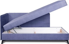 Niebieski tapczan z pojemnikiem B9-T67