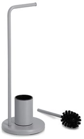 Stojak na papier toaletowy i szczotka do wc VETRO, wys. 63 cm