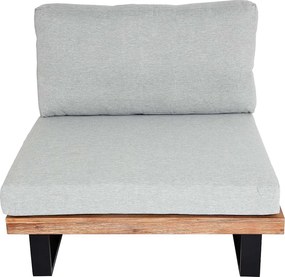 Fotel wypoczynkowy MCW-H54 (zestaw 2 szt.),  jasnobrązowe, tapicerka jasnoszara