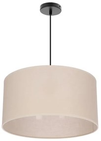 Wisząca lampa abażurowa w kolorze beżowym - M097-Sontu