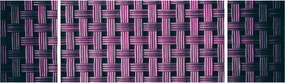 Obraz fioletowej tekstury (170x50 cm)