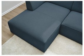 Ciemnoniebieski narożnik modułowy (lewostronny/w kształcie litery L) Megeve – Bobochic Paris
